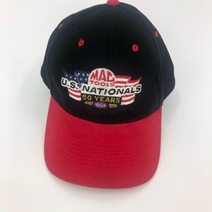 NHRA Hat MAC Tools Embroidered 50 Years US Nationals cap Racing